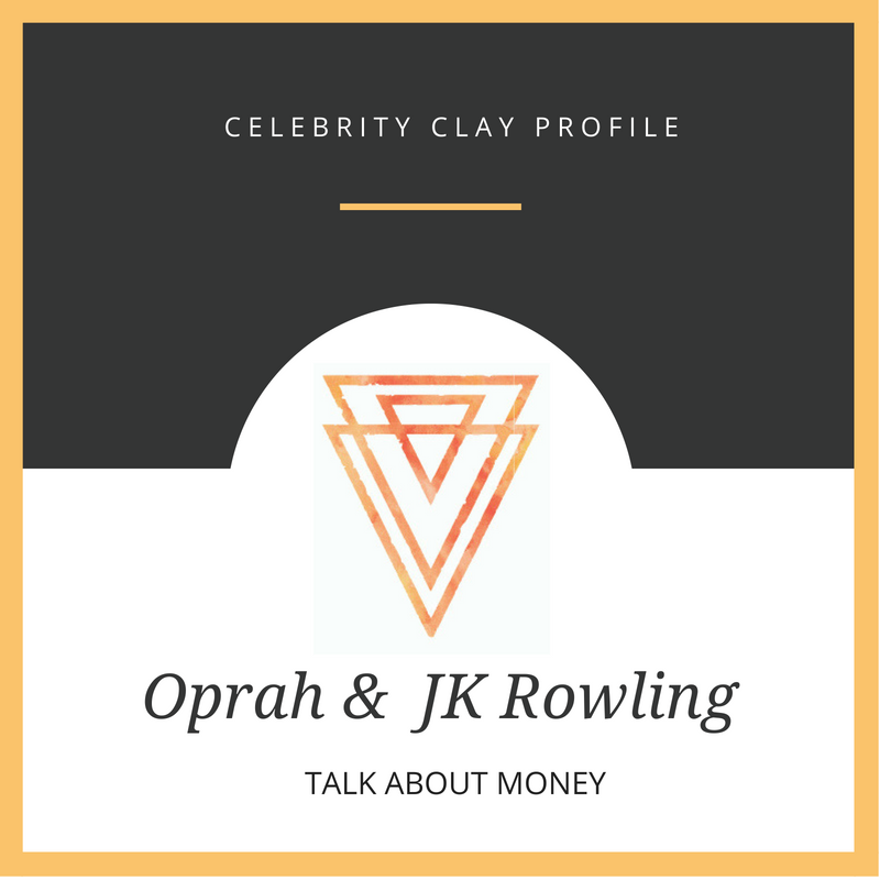 Clay Oprah Winfrey and JK Rowling